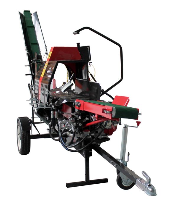 Piło łuparka do drewna kłód drzewa mocna spalinowa 13KM 20ton mobilna