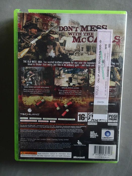 Jogo XBOX X-BOX - Call of Juarez - Bound in Blood