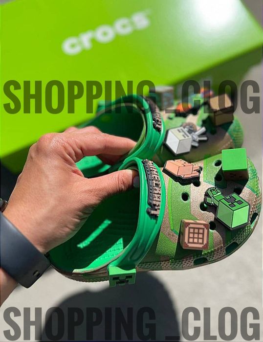 Дитячі крокси Crocs Classic Kids Minecraft Clog Crocs Kids