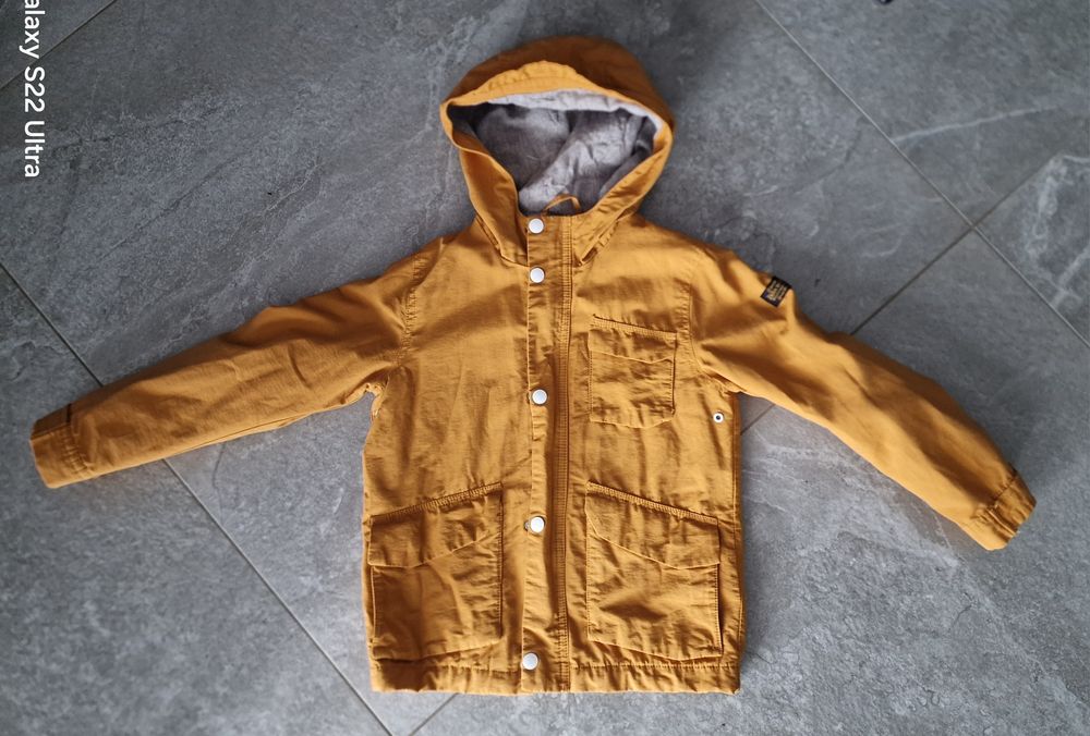 Zara parka musztarda