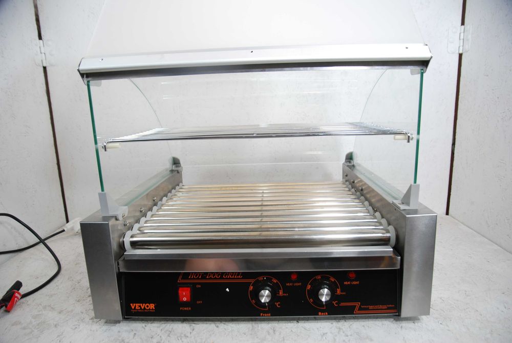 Grill rolkowy do hot dogów