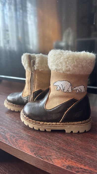 Чобітки дитячі шкіряні Еlastomere