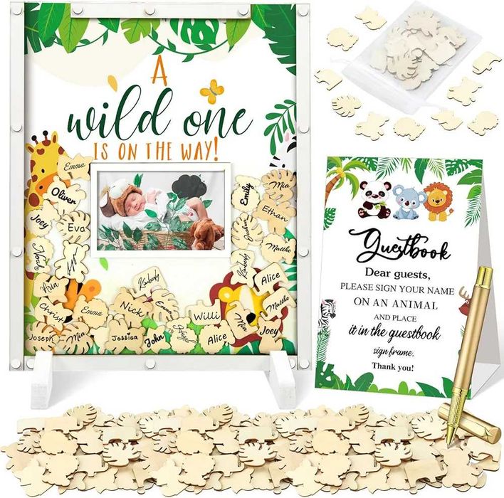 Decoração Baby Shower Menino - Animais Selvagens