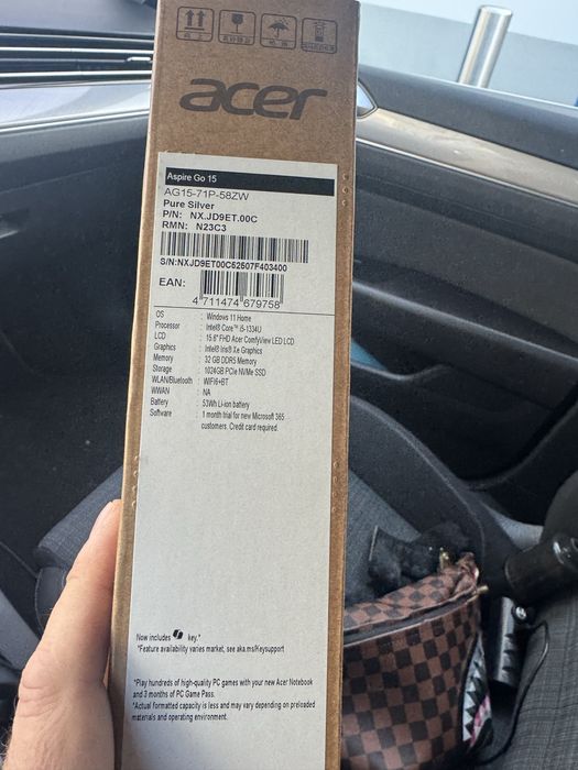 Acer Aspire Go 15 AG15-71P-58ZW PC Гарантія 12 міс