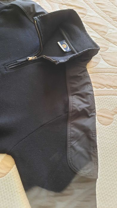 Camisola 100% pura lã, com fecho 1/4 - nova