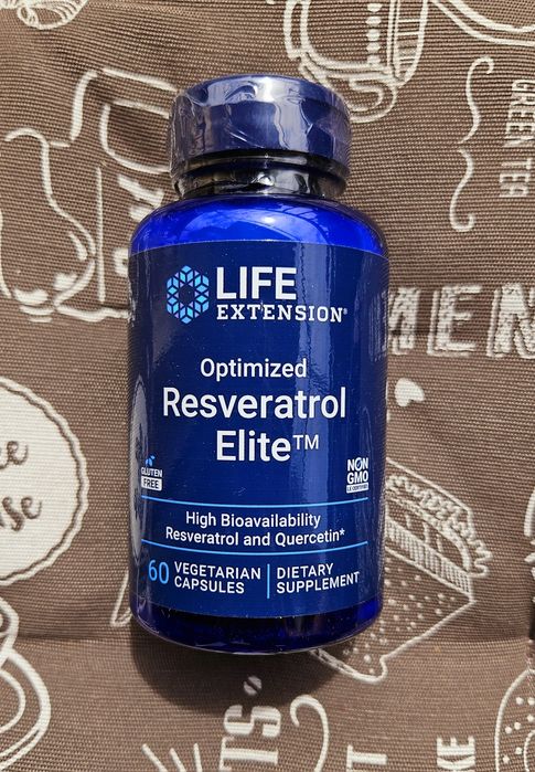 Life Extension оптимізований тпанс ресвератрол resveratrol elite