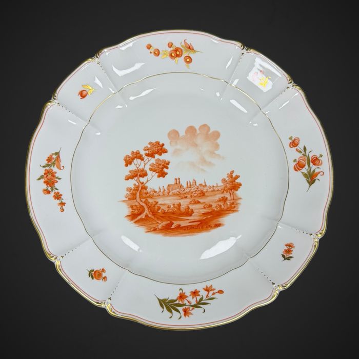 Duża Patera Nymphenburg Talerz Dekoracyjny Monachium B6/022129