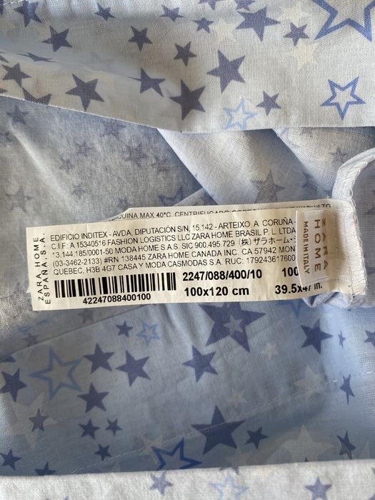 Enxoval de berço da Zara Home