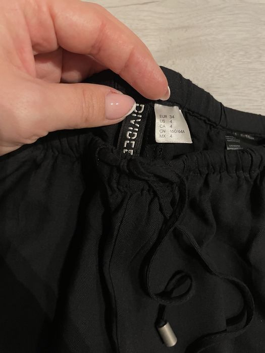 Spodnie joggery 34 sznurek ściągacze