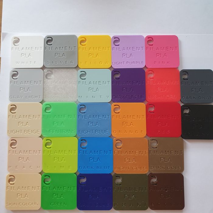 Filament PLA 1.75mm 5x 100g