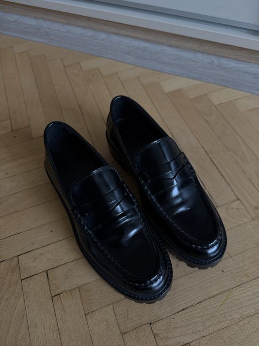 Шкіряні лофери Massimo Dutti