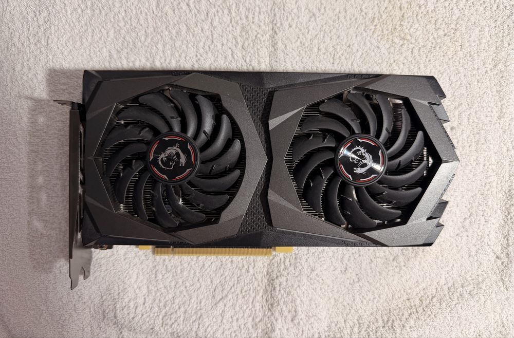 Видеокарта MSI GeForce GTX 1660, 6gb ( Проблемная )