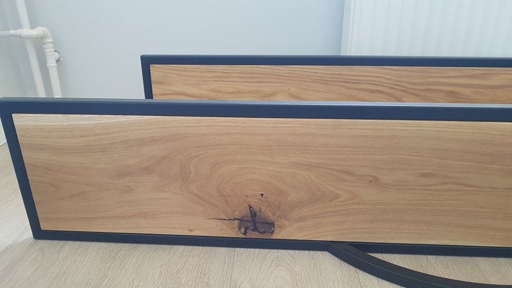 Półka dębowa loft 200 cm nowa