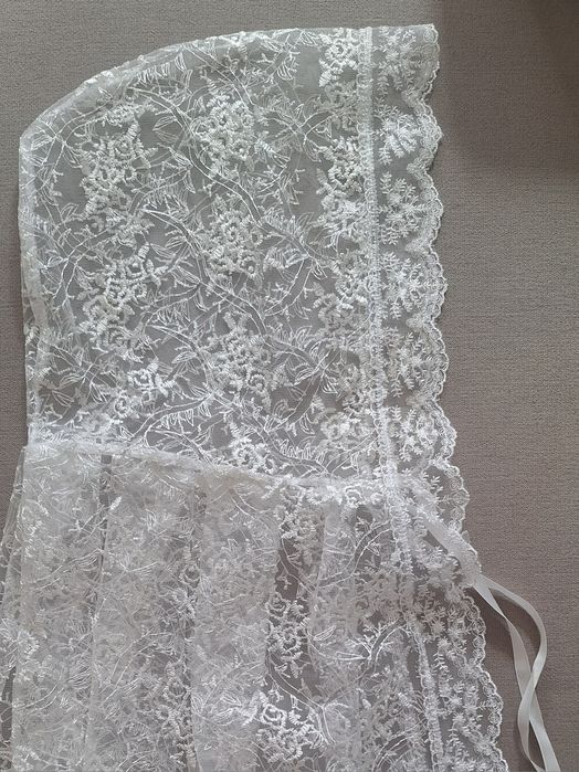 Палантин в церкву на хрестини, хустка жіноча