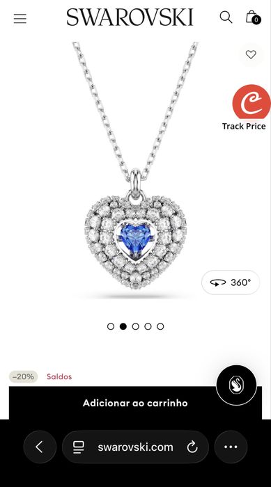 Colar Swarovski – Novo em Caixa