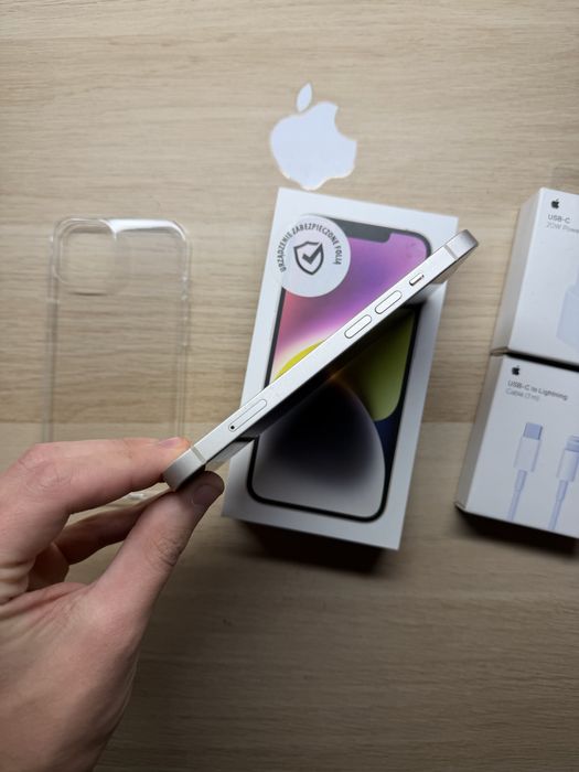 iPhone 14 256gb biały bateria 100% komplet