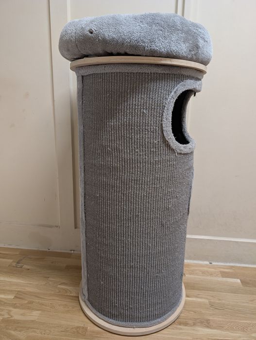 Natural Paradise Primrose Drapak Wieża dla kota XXL Szara NAJWIĘKSZA U