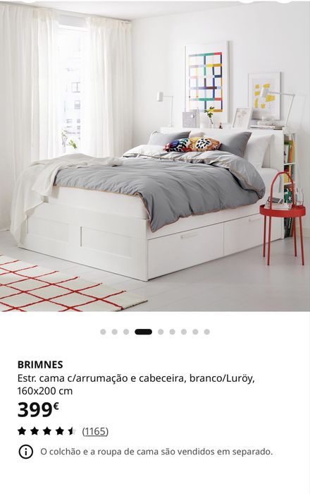 Cama + Cabeceira + Estrado + Colchão