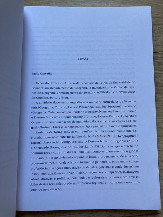 Ordenamento e desenvolvimento territorial - Paulo Carvalho