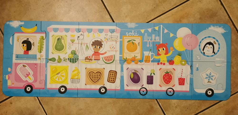 Puzzle lody czuczu dla dzieci 2+