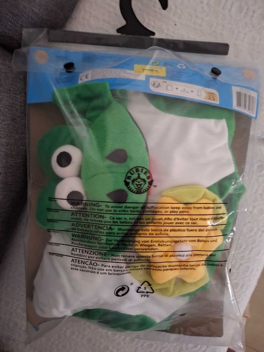 Carnaval, fato bebe de sapo unisexo