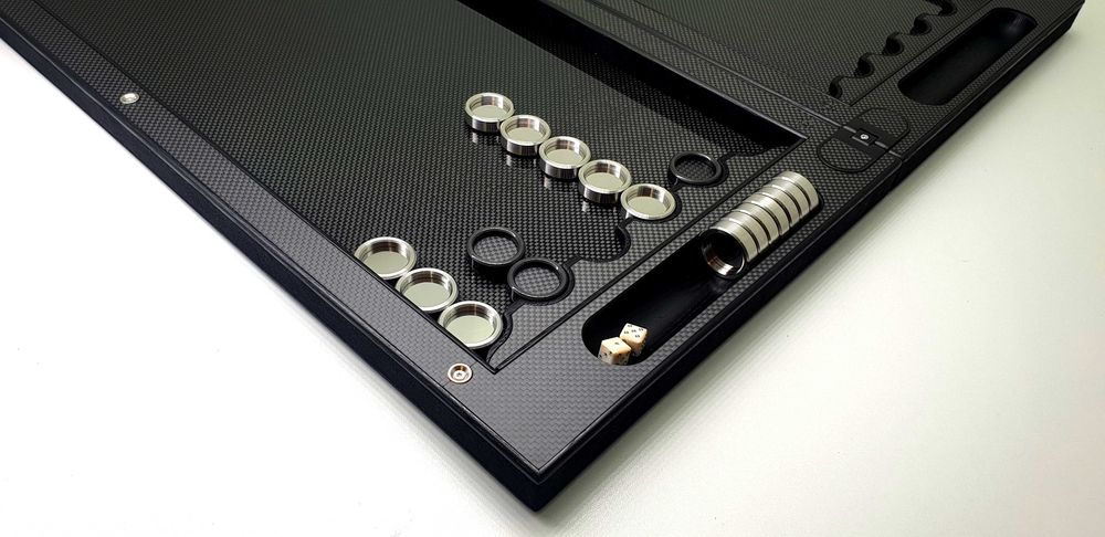 Нарды Карбоновые VIP подарок. Нарди. Подарок мужу.