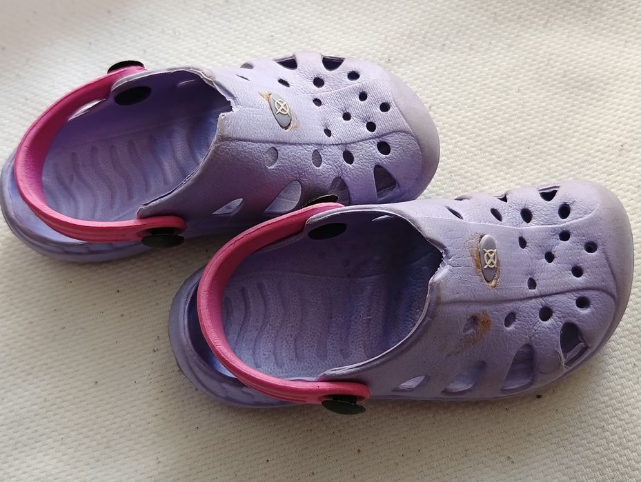 Buty klapki dziewczęce