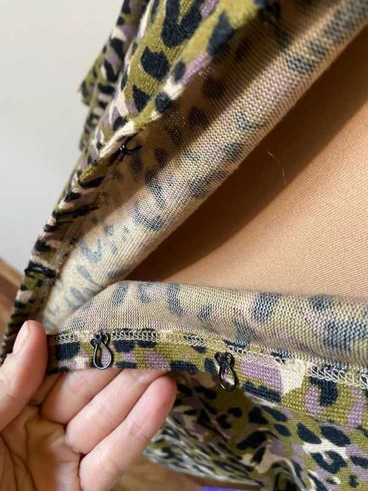 Panterkowa centki kolor khaki panterka xxxl 44 46 +size vero moda
