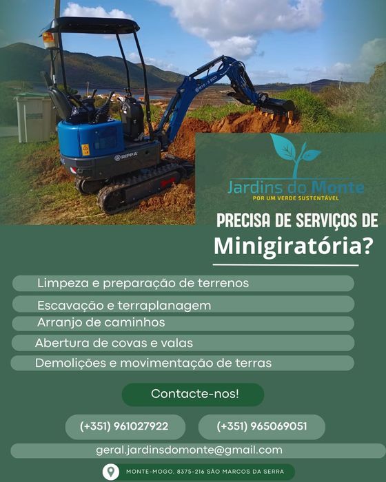 Limpeza de terros/Manutenção de jardins