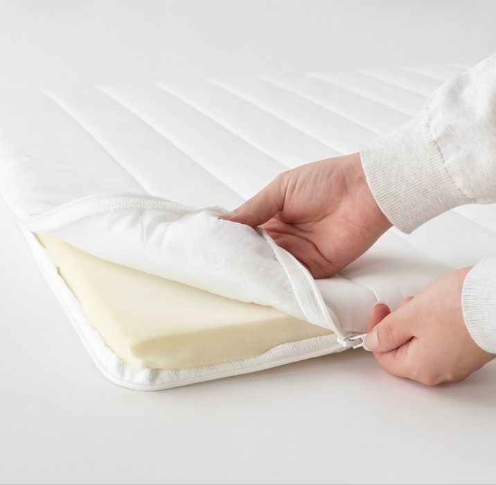 Sobrecolchao IKEA branco 140x200
