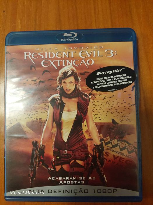 Blu Ray Resident Evil 3 Extinção