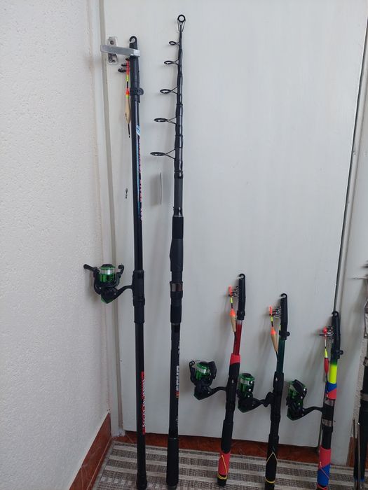 Снасті, удочки спінінги катушки садок сачок