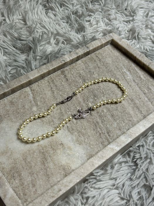Vivienne Westwood Pearl Long Necklace намисто підвіска