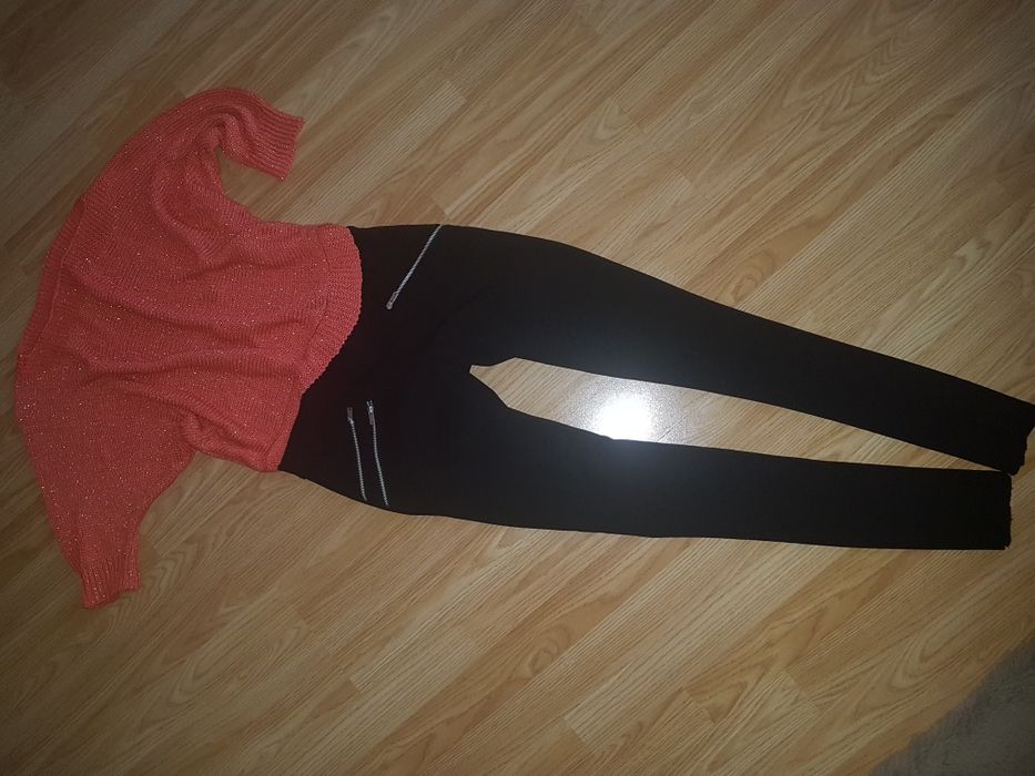 ZARA_ spodnie jegginsy rurki 36S