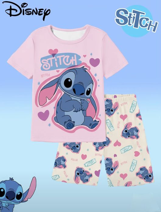 122 Piżamki stitch sticz lilo lillo krótki rekaw