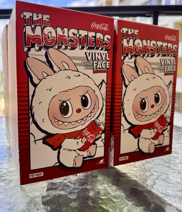 Лабубу; THE MONSTERS COCA-COLA - Vinyl Face Blind Box 100% Оригінал