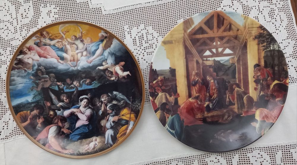 Pratos decorativos  de Natal