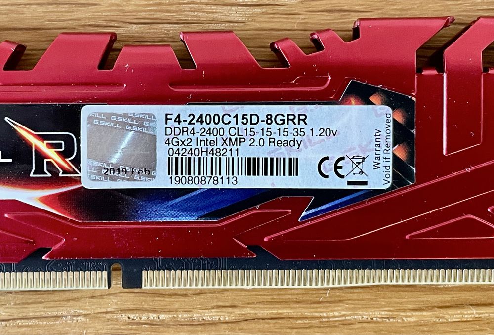 Память DDR4 G.Skill RipJaws4 4Gb 2400 mhz