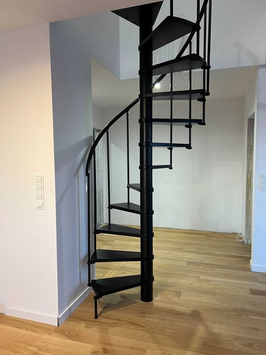 PROMOCJA ! Schody kręcone BERLIN Black / 120 cm