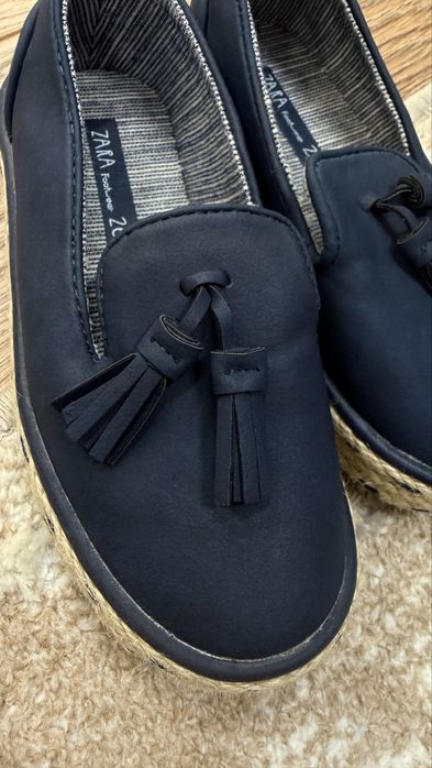 Лофери еспадрильї Zara, розмір 26, устілка 16.5 см