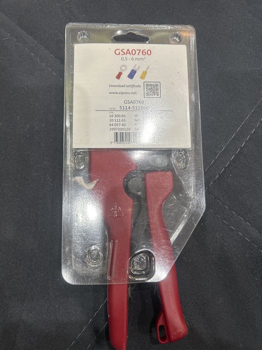Zaciskarka do koncowek izolowanych Elpress GSA0760