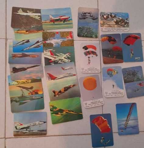 Coleção Calendarios Aviões e Paraquedismo