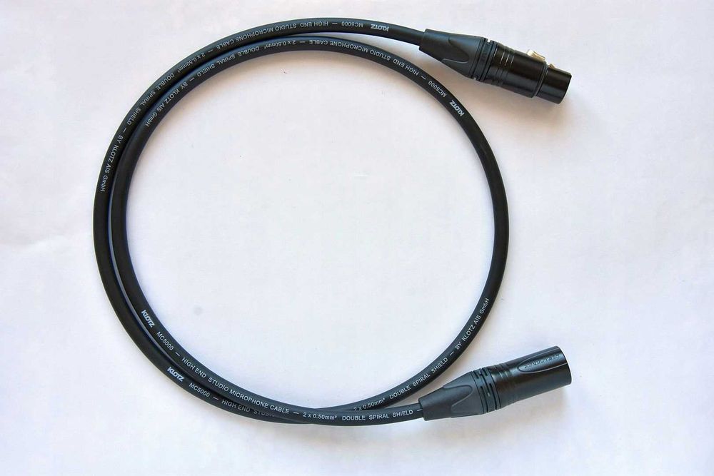 Interkonekt XLR KLOTZ MC5000 NEUTRIK kabel mikrofonowy różne długości