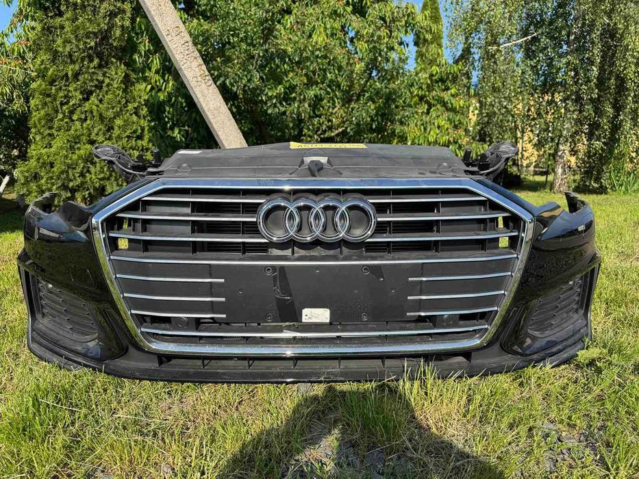 Бампер AUDI А6 C8 18-22 р Морда ауди а6 с радиаторами S6 решотка ауді