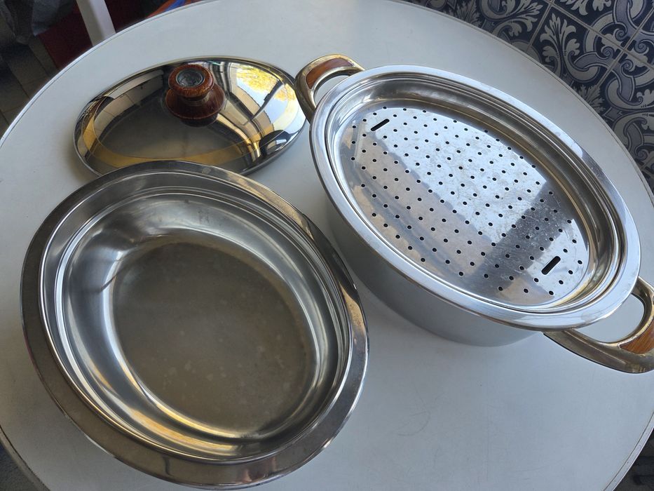 Trem de cozinha Royal Cook aço inoxidável