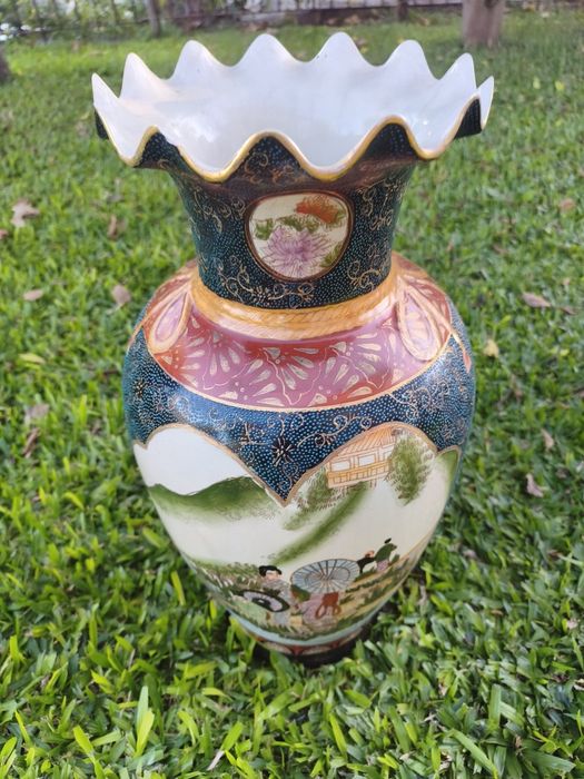 Vaso grande Satsuma oriente