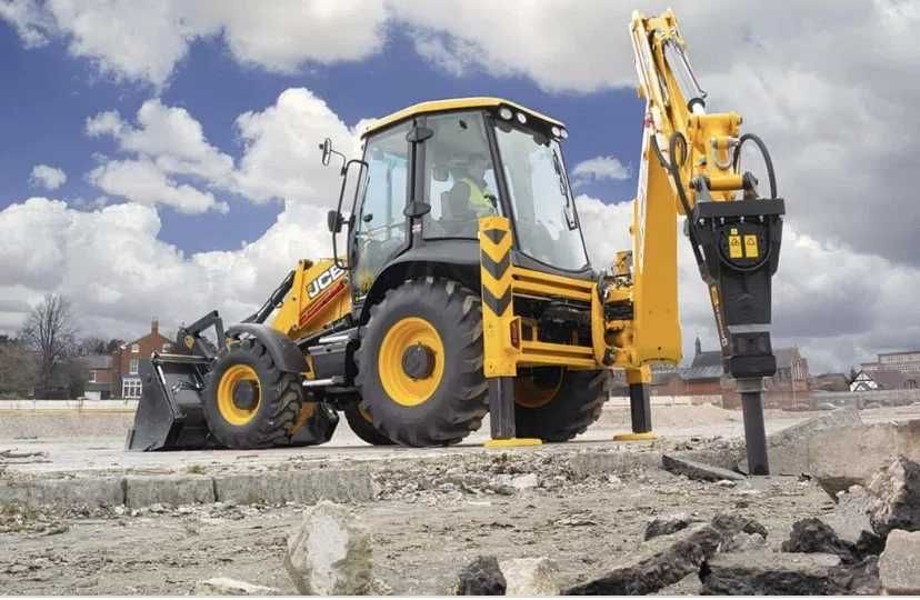 Аренда экск. JCB 3сх/гидромолот, погрузчик, с НДC.
