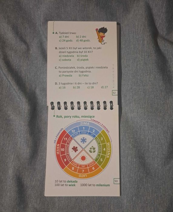 Zeszyt ćwiczeń matematycznych – Kompas matematyczny, klasy 1–3