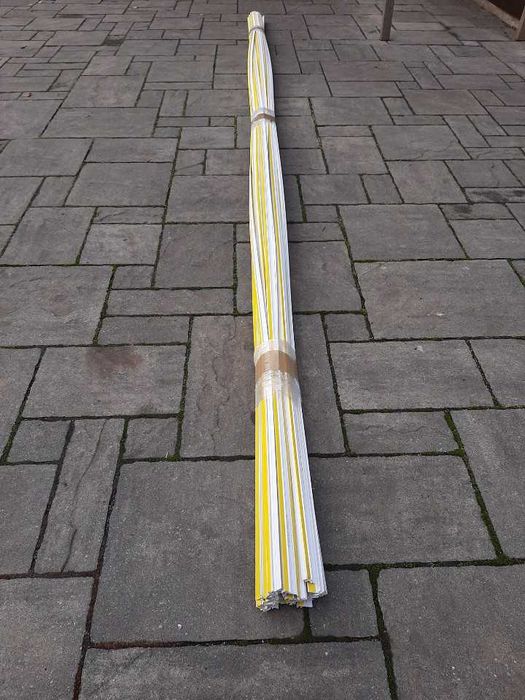 Listwa przyokienna uszczelka PCV 6mm BIAŁA 3m