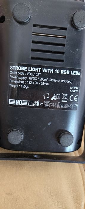 Strobe rgb 10 leds